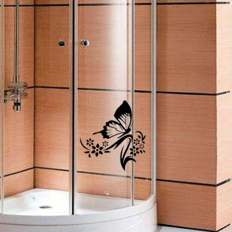 Beautiful Butterfly Stickers Vinyl Decals Stickers Glass Bathroom