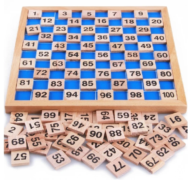 New Arrived Montessori Educational Wooden Toys Digit Cognitive Math Toy Teaching Logarithm Version Kids Early Learning Toy Gift