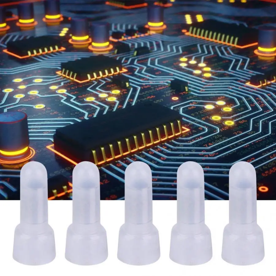 

100pcs crimp connector Closed End Crimp Caps 22-16/16-14/12-10 AWG Gauge Splice Wire Connector Terminal connecteur electrique
