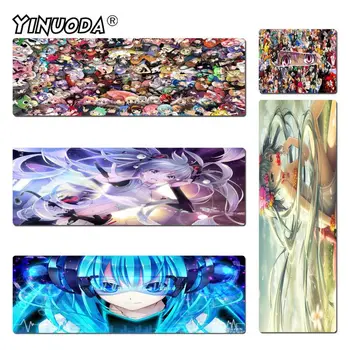 

Yinuoda 2018 New Hatsune Miku Keyboard Gaming MousePads Size 180*220 200*250 250*290 300*600 and 400*900*2mm