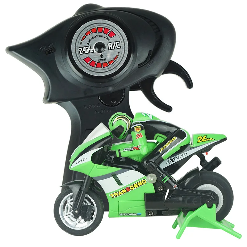 RC Motorcycle 2 4G Mini font b Car b font 6 aix Gyro High Speed Racing