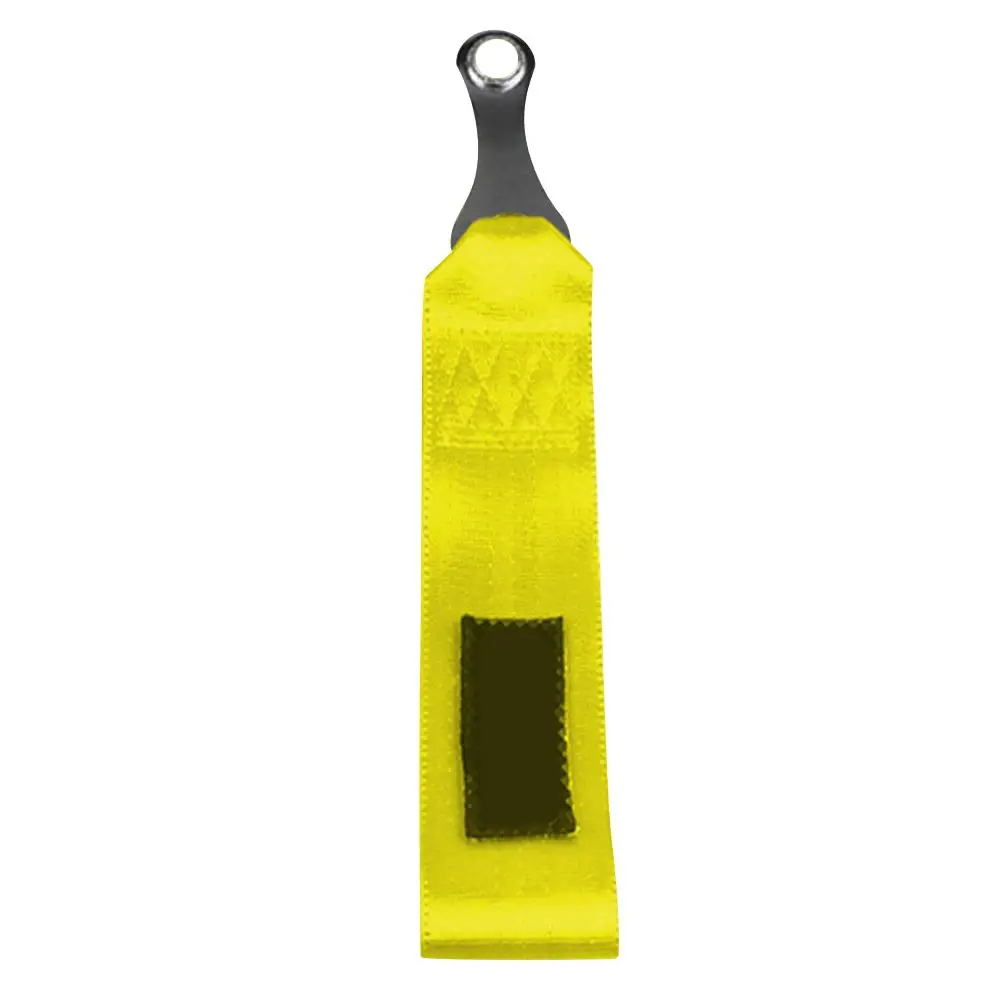 29x5 см буксировочный трос Буксировка прицепов крюк набор трейлер веревка автомобильные аксессуары высокая прочность для автомобиля передний задний бампер - Название цвета: Цвет: желтый