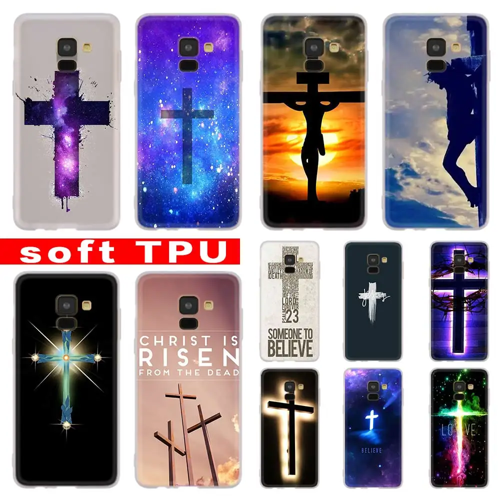 Чехол для Samsung Galaxy A80 A90 A8 A6 Plus A5 A3 A7 2018 2017 2016 A50 A30 A40 A70 A10 Библия Иисус Христа