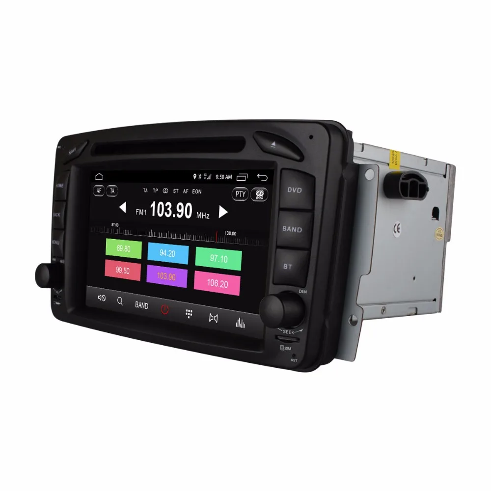 Sale Car DVD Player for Mercedes Benz W203 W208 W209 W210 W463 W163 W168 Viano Octa Core Android 6.0 GPS Radio DAB BT 4G SIM WIFI 3