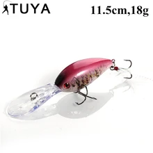 6pcs Set Sea Trolling Minnow 11 5cm 18g Artificial Bait Big Wobblers Fly Fishing Lures Carp