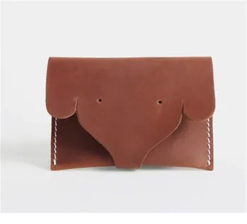 

ALAVCHNV retro original crazy horse leather first layer leather mini purse bag storage for men and women 685