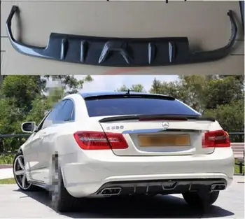 

W207 Carbon Fiber Rear Bumper Lip Spoiler Diffuser Rear Lip For Mercedes-Benz W207 C207 E200 E260 E350 Coupe 2010-2017