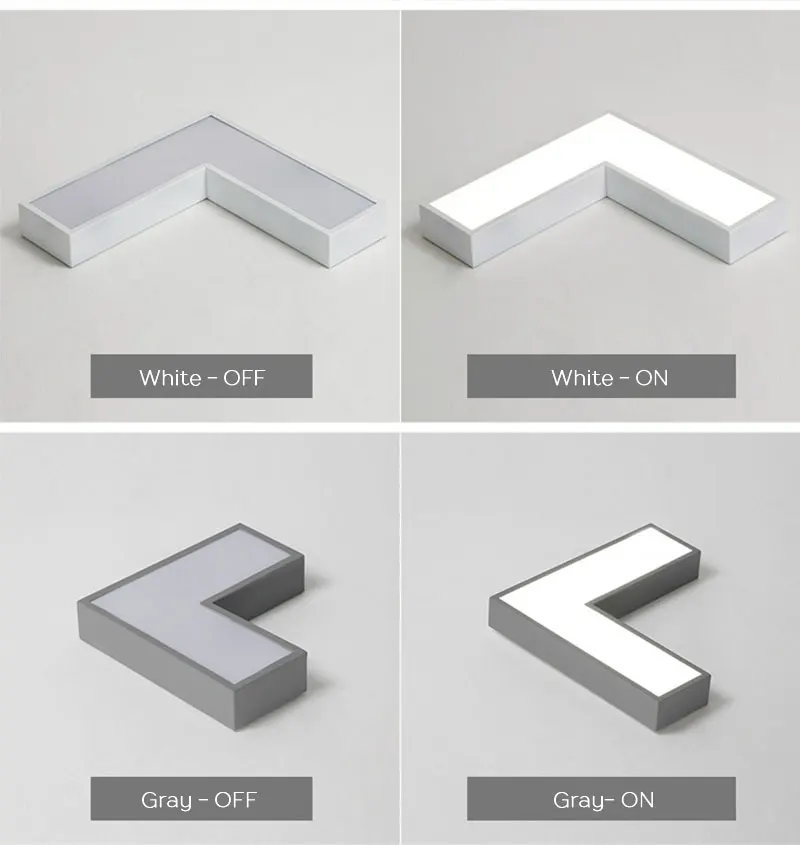 Modern Simple Macaron Color Arrow Design Ceiling Lights Geometry LED Ceiling Lamp For Bedroom Study Corridor Office Meeting Room (8)