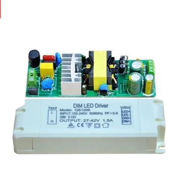 

0-10V Dimming LED External Driver 40-60W 1.5A DIM LED Drive Power Supply 2pcs