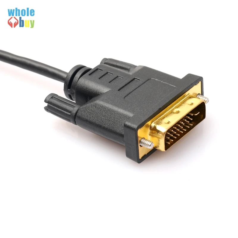 1 м 1,8 м 3 м 5 м HDMI к DVI 24+ 1 pin кабель адаптера 1080P HDMI кабель для DVD HDTV xbox высокоскоростной DVI hdmi кабель 50 шт./лот