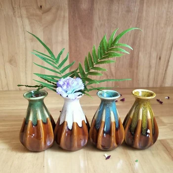 

Mini Ceramic Flower Vases Tabletop Flower Vases for Home Garden Wedding Party Decor Creative Friend Gift Household Decoration