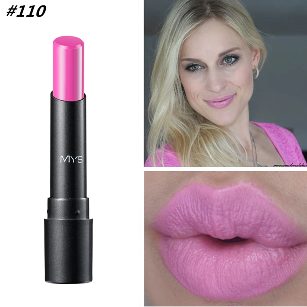 

1pcs Matte Sexy Nude Makeup Cosmetic Lip Gloss Lipstick Light Color Lasting Waterproof Maquiagem Profissional Completa TSLM2