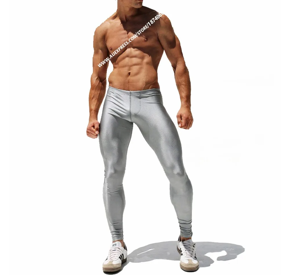 Aimpact Sexy Fashion Skinny Men Sport Pants Athletic Slim Fitted Running Men's Pants Gym Sexy Tight Causal Sweatpants AQ15 (17)