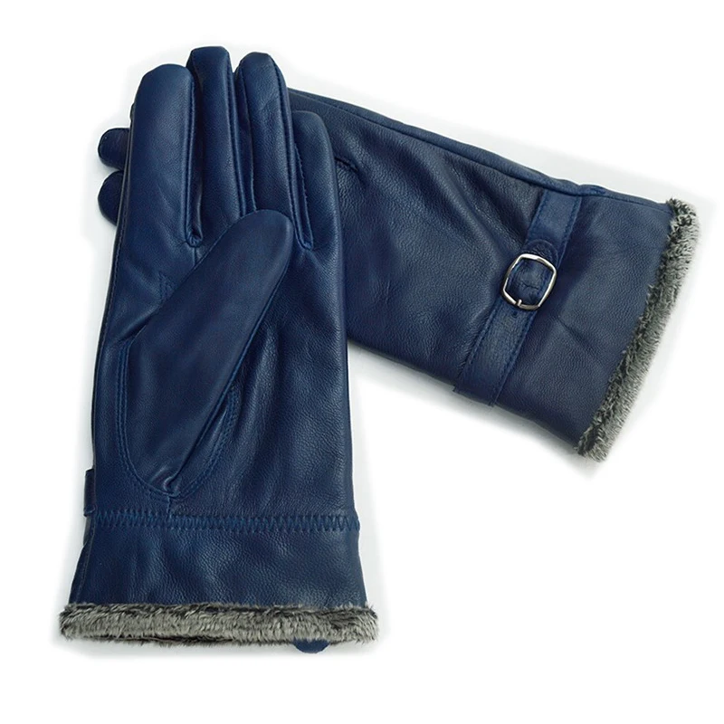 Женские зимние перчатки, модные теплые перчатки из натуральной кожи, высокое качество, варежки, 6 цветов