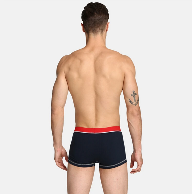 Хит продаж; оптовая торговля Новый Mr мужская хлопковая Underpant модные, пикантные Высококачественная брендовая одежда Для мужчин боксеры