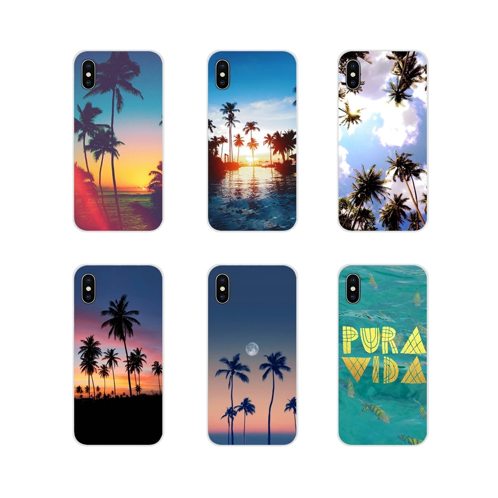 Чехлы для мобильного телефона Samsung A10 A30 A40 A50 A60 A70 Galaxy S2 Note 2 3 Grand Core Prime summer Palms Trees alohas