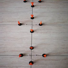 50 комплектов с повторным использованием керамические выравниватели для пола Уровень стены плитки выравнивание системы наборы для плитки строительные инструменты плитка Затирка инструменты