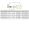 Jetech – douille carrée 3/8, garantie à vie, tournevis MM, taille hexagonale 3mm 4mm 5mm 6mm 7mm 8mm 10mm, 1 pièce ► Photo 3/3