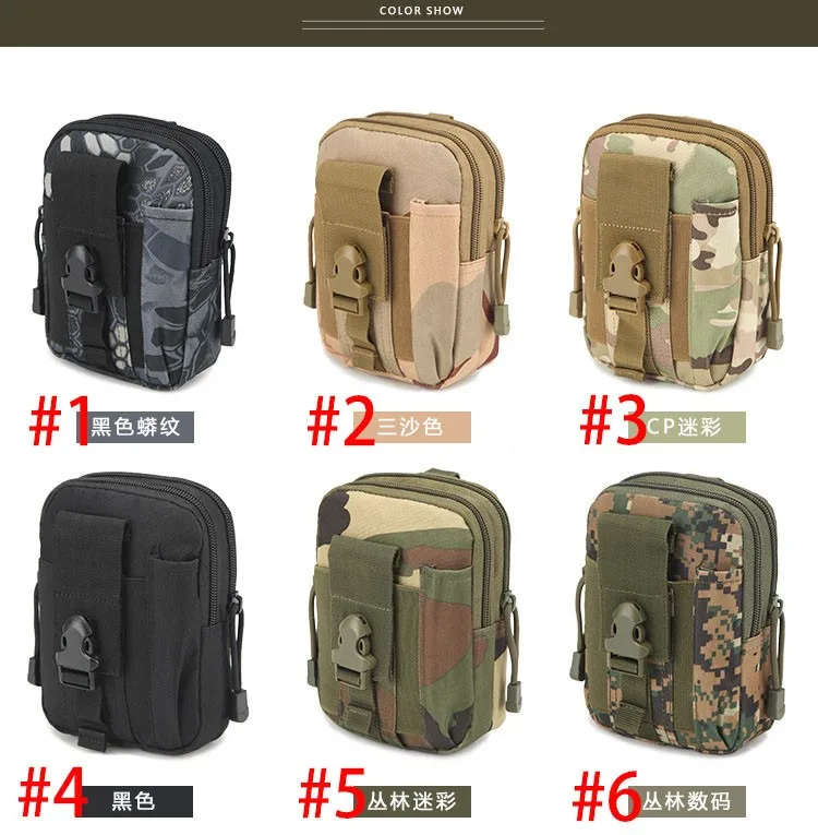 Empty Bag for Emergency Kits First Aid Kit Military Waist Camouflage Fanny Pack Outdoor Camping Travel Tactical Molle Pouch Mini (27)