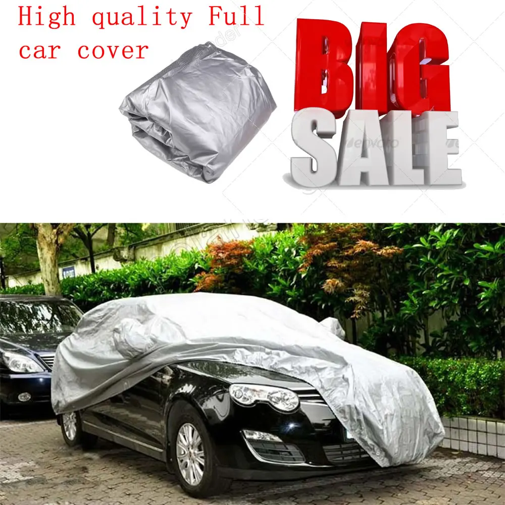 XL size Full car cover Anti UV waterproof Dust proof Sun shade Indoor