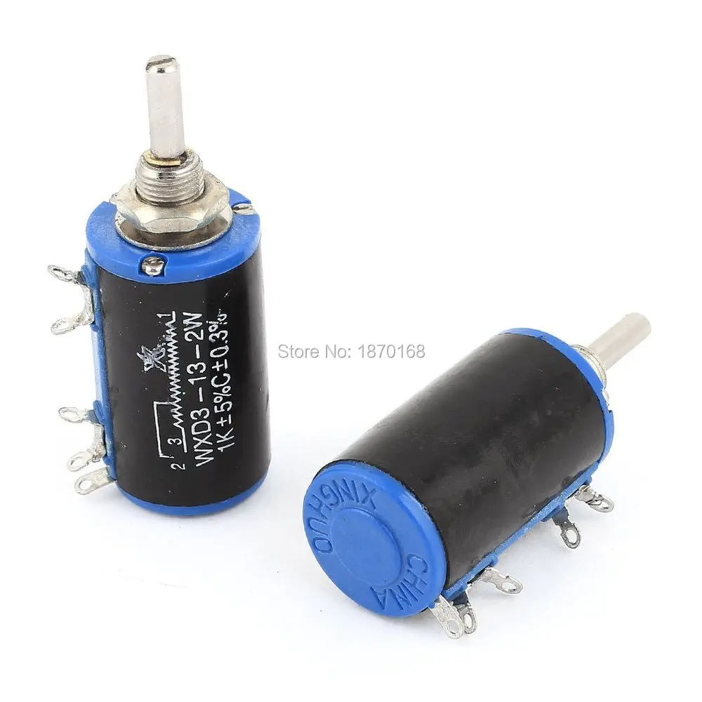 

Wxd3-13 2 W 1 K ohm Multi potensiometer Wirewound gilirannya Pot