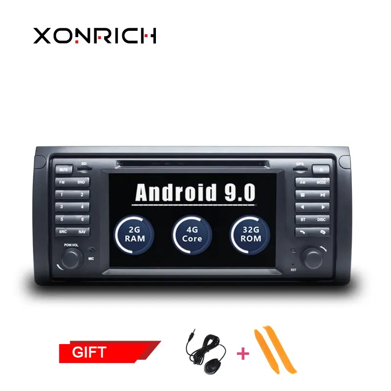 

AutoRadio DVD Automotivo Car Multimedia Player 1 Din Android 9.0 Quad Core GPS Stereo For BMW X5 E53 M5 Audio Wifi 4GCanbus OBD