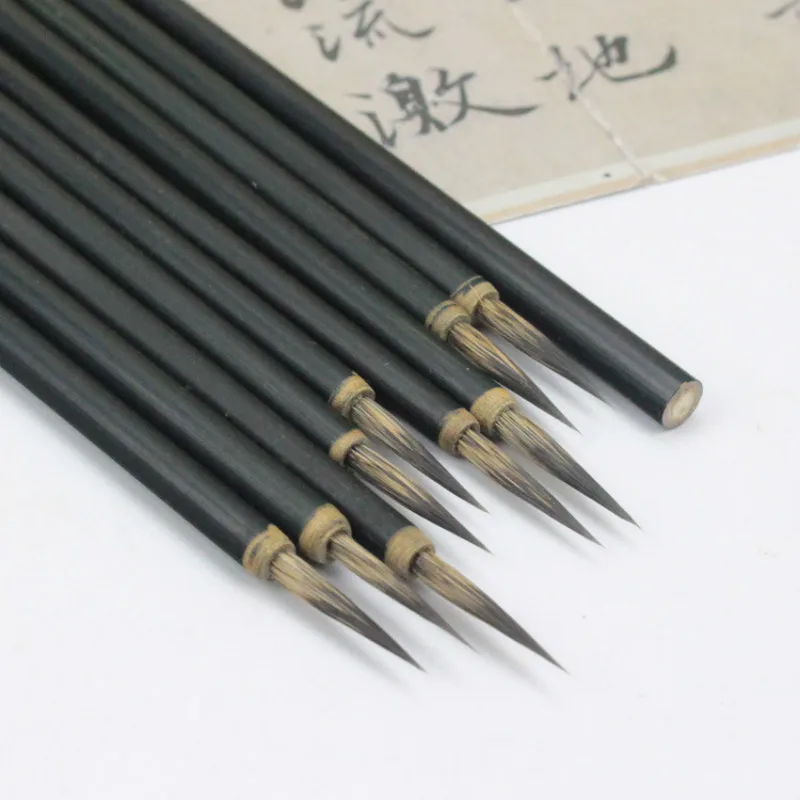 Мышь усов китайская Ручка-кисть для каллиграфии письма маленькая Обычная кисть для китайской живописи набор Тщательная Живопись принадлежности