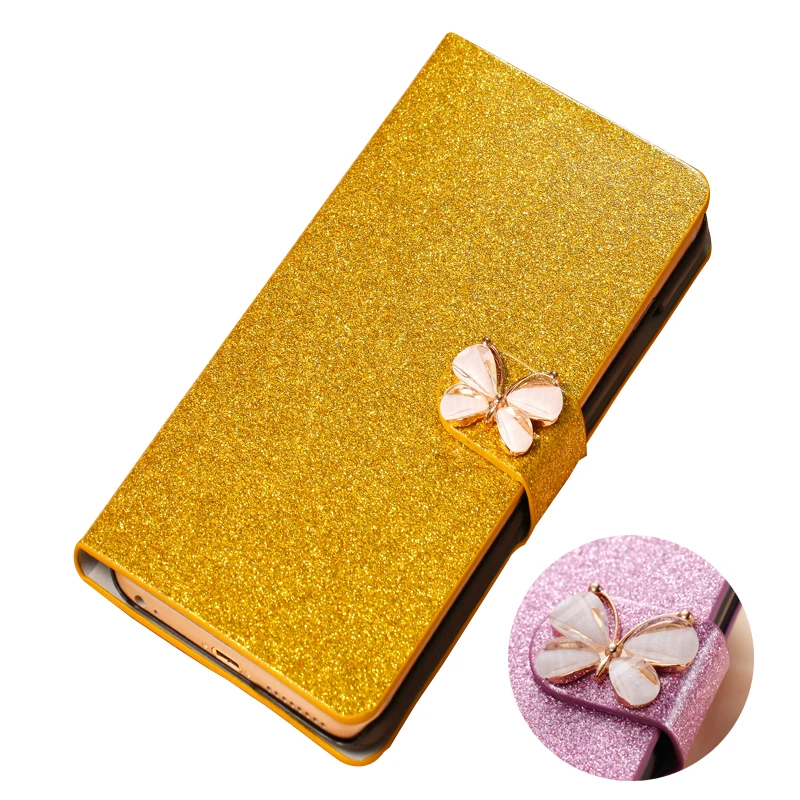 

Case Huawei Honor 8X Cover Luxury Leather Flip Case For Huawei View 10 Lite Phone Case With Card Holder Shiny diamond back cover