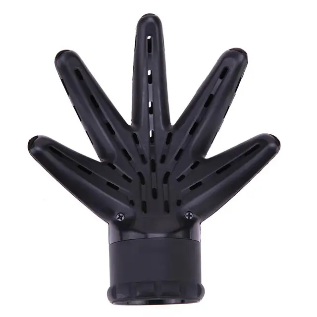 1pc Pro Plastic Black Hand Shape Hair Dryer Diffuser Hairdressing 1pc Pro Plastic Black Hand Shape Hair Dryer Diffuser Hairdressing Curly Styling Tools Salon Hairstyling