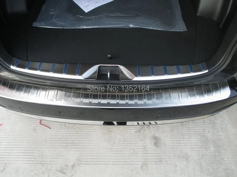 Авто задний внутренний и внешний Бампер протектор для Forester 2013, нержавеющая сталь, авто аксессуары