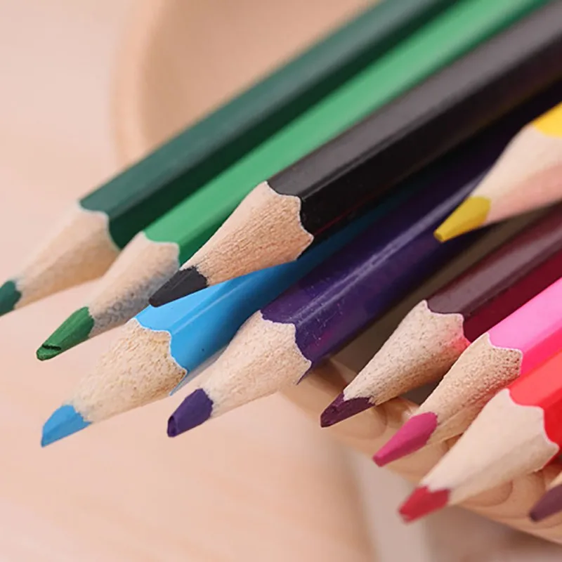 12 шт цветные деревянные карандаши Lapis De Cor художественная живопись масляный цветной карандаш для школы Рисование принадлежности для художественных эскизов