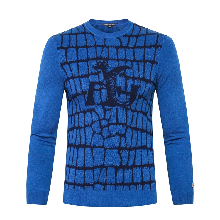 

TACE&SHARK Billionaire Sweater wool men's 2018 launching commerce argyle pattern high fabric pop wool male M-5XL free shipping