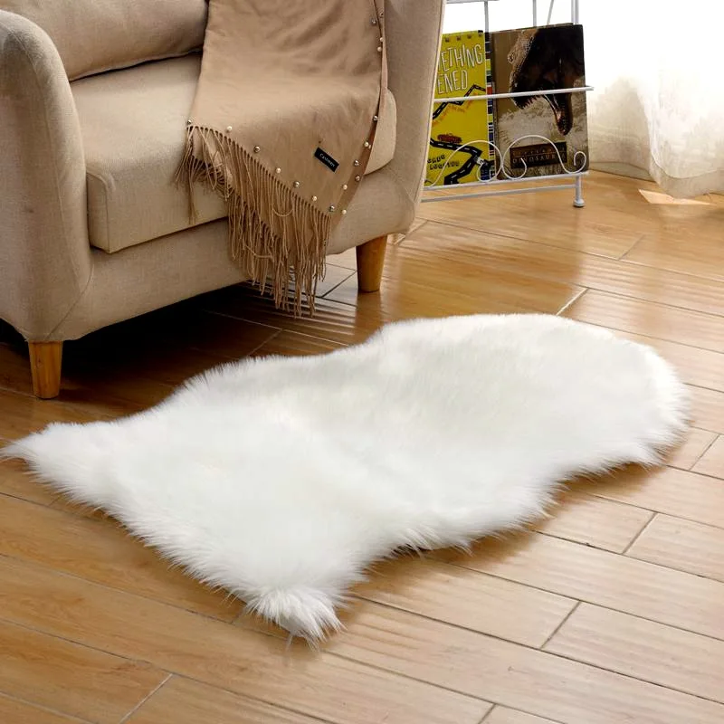 cheap Australia Artificial Wool Plush Carpet Bedroom Living Room Covered Mattress Floor Mat Rugs Cushion Sofa Carpet Shaggy Carpet