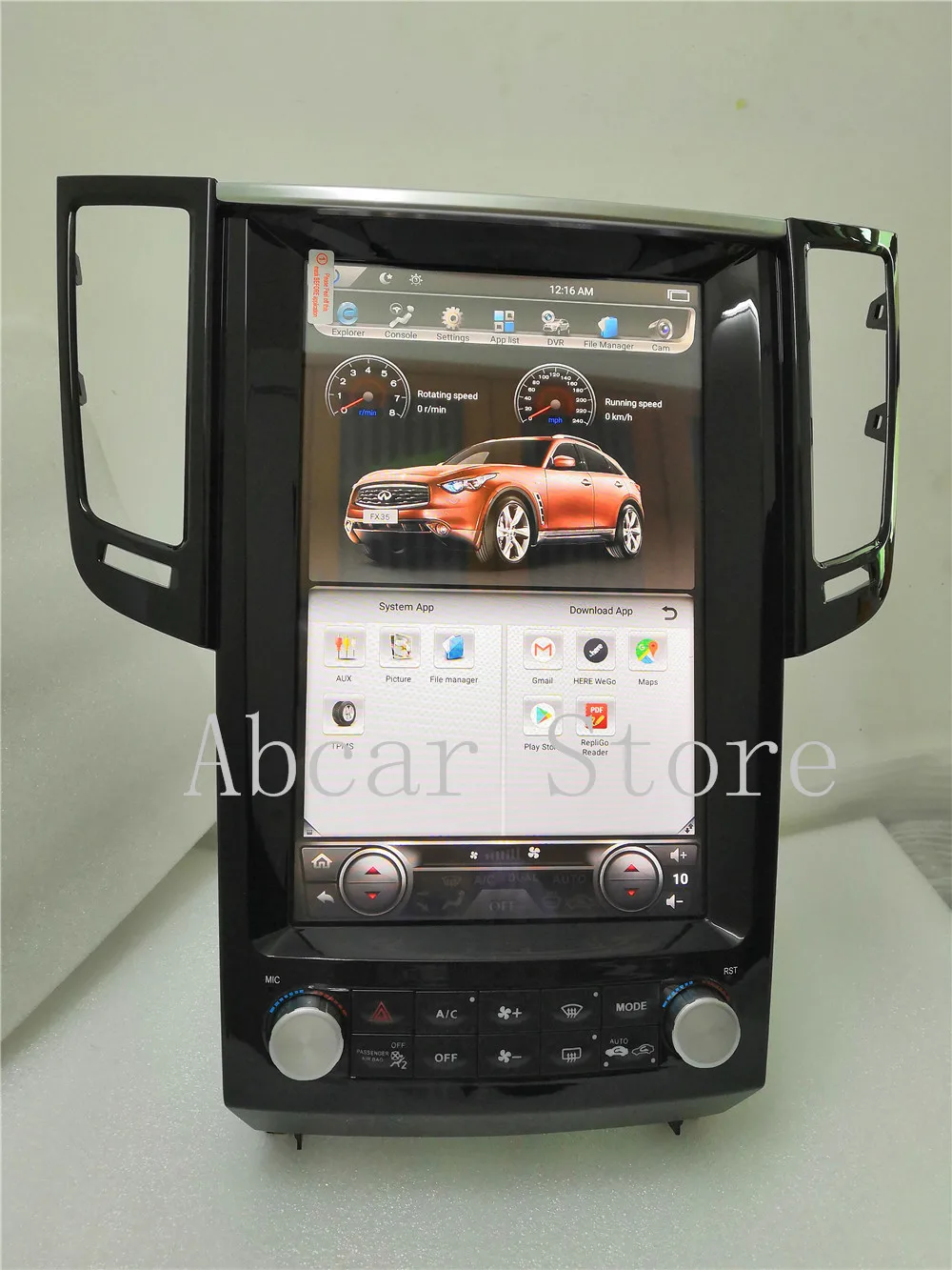 12,1 ''Tesla стиль Android 8,1 автомобильный dvd-плеер gps навигация для infiniti G G25 G35 G37 стерео радио авто мультимедиа carplay PX6