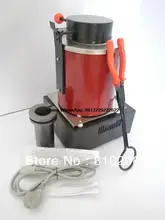 NEW 220V Electric Melting Furnace Melt Scrap Jewlery Silver Gold Pour Bars 2 Kilo