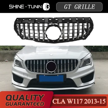 

Front Grille Suitable for Mercedes New CLA Class W117 GT GTR Grille for CLA200 CLA220 CLA260 CLA300 2013-15 Without emblem