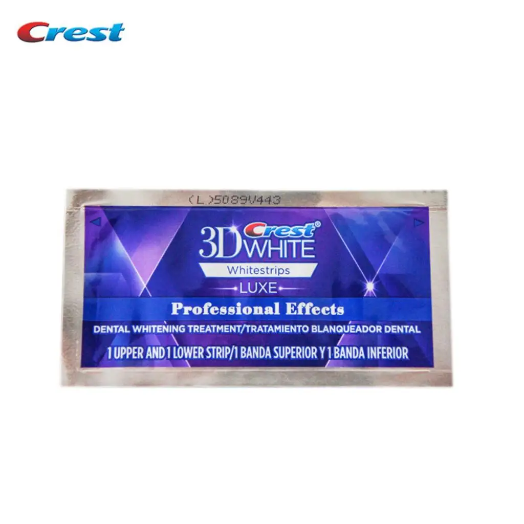 Crest 3D Whitestrips профессиональные эффекты белый LUXE Гигиена зубов Protection10 коробки(400 полоски) для Отбеливание зубов