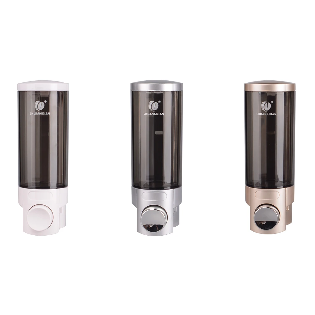 

300ml Wall Mount Pump Lotion Liquid Soap Container Dispenser Shampoo Box For Home Hotel Bathroom Toilet Shower Room