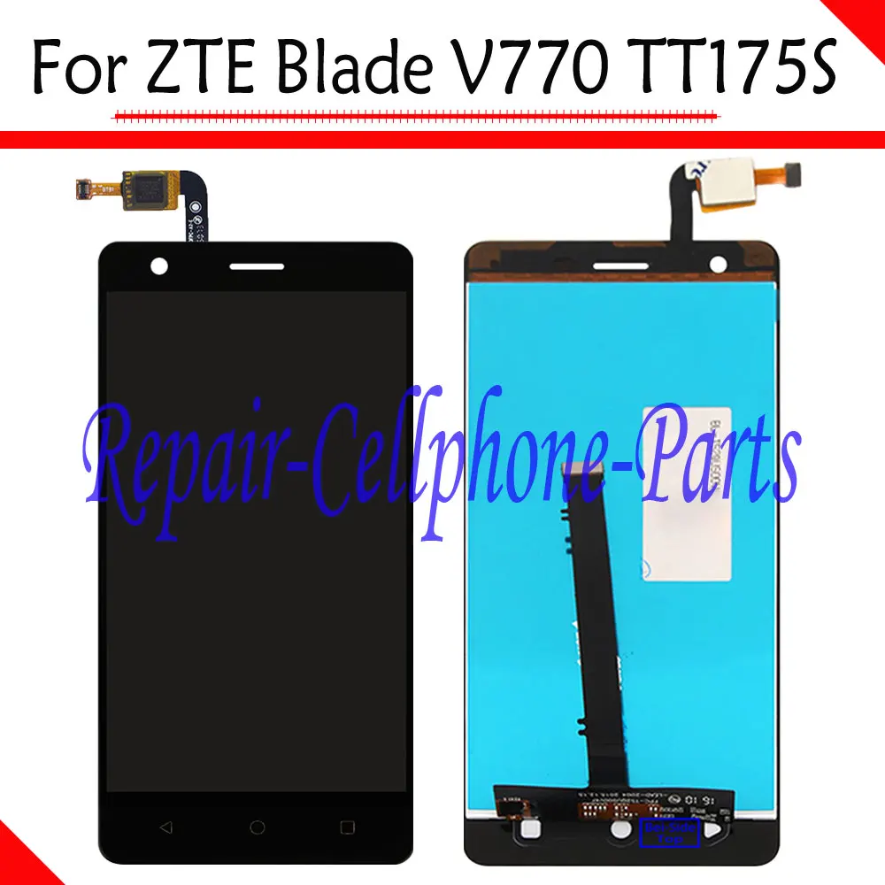 

Black 100% new Full LCD DIsplay + Touch Screen Digitizer Assembly For ZTE Blade V770 Orange Neva 80 LTE / TT175S Free shipping