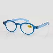 Для мужчин Для женщин очки для чтения, в стиле ретро в круглой оправе Сверхлегкий заклепки дальнозоркости глаз, очки для чтения, R174