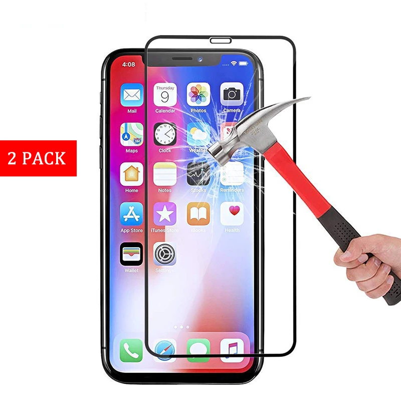 Original Heavy Duty Protection For iPhone XS MAX Screen Protector 3D