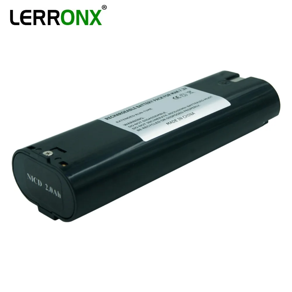 

LERRONX 7.2V 2.0Ah Ni-CD Rechargeable Replacement battery for Makita Power Tool 3700D 4071D battery 7000 7002 7033 192532-2