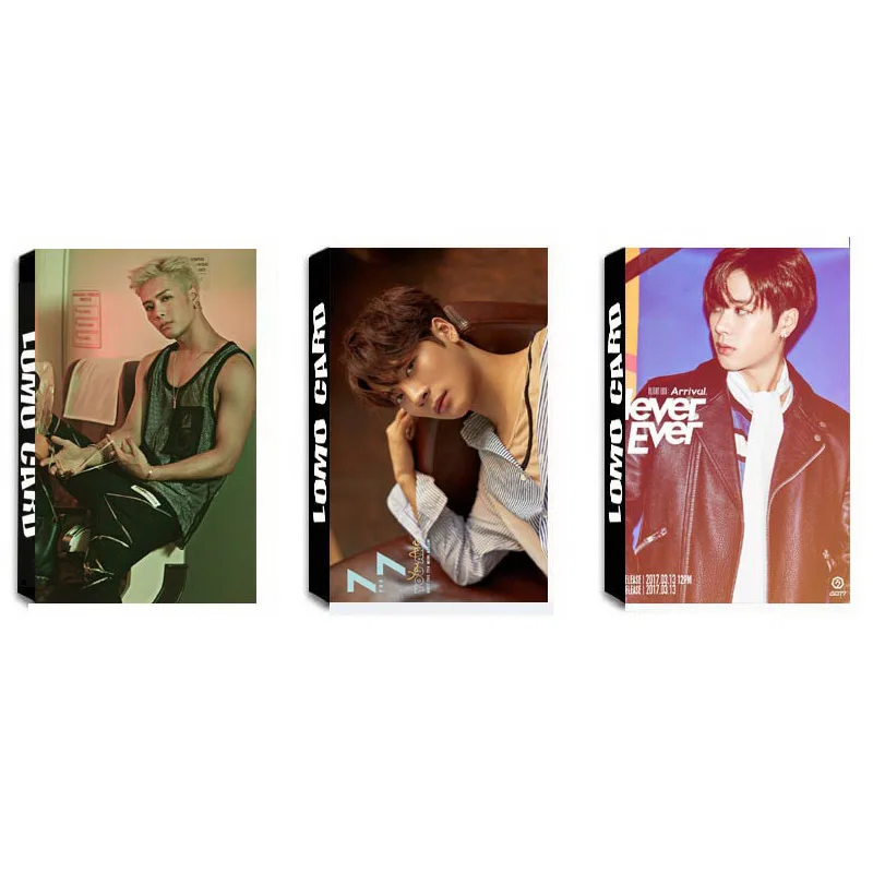 KPOP GOT7 альбом Джексон самодельные бумажные ломо карты фото постер HD фотокарты