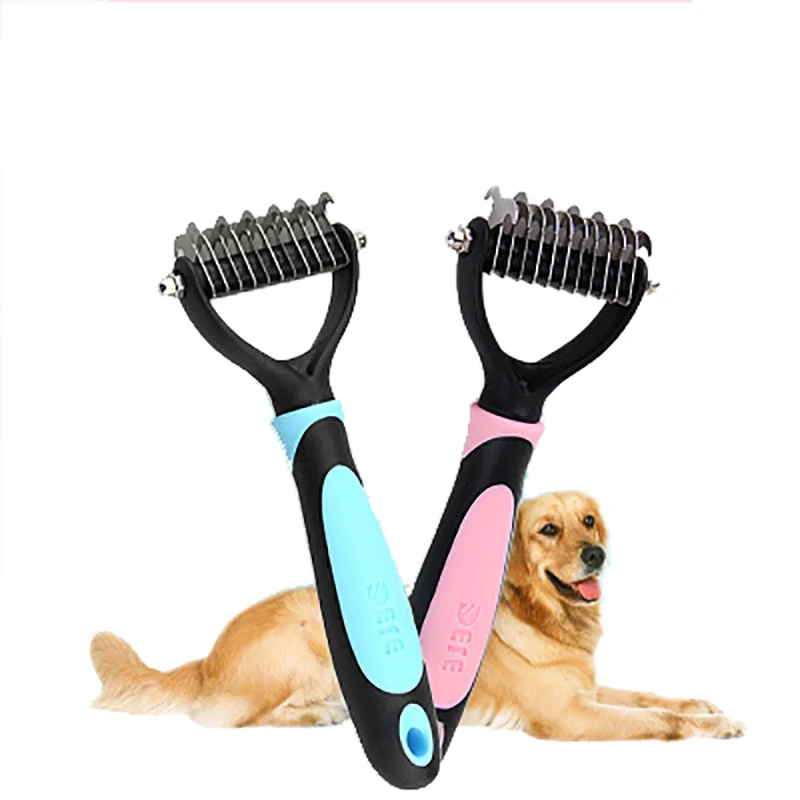 Pet Dog Open Knot Brush Comb Massage Dematting for Dogs Cats Pet Hair