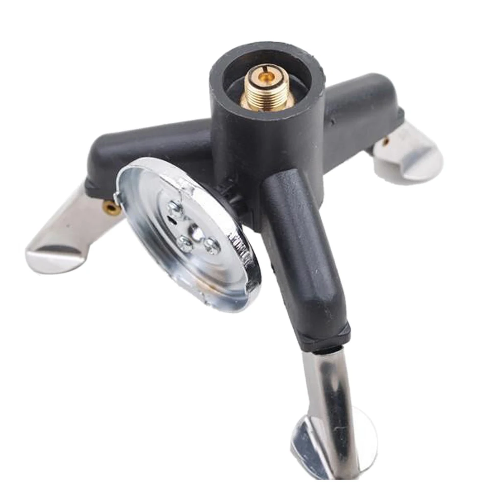 Outdoor Camping Gas Stove Adapter Three Leg Transfer Head Adaptor for Nozzle Gas Bottle Screwgate Stove