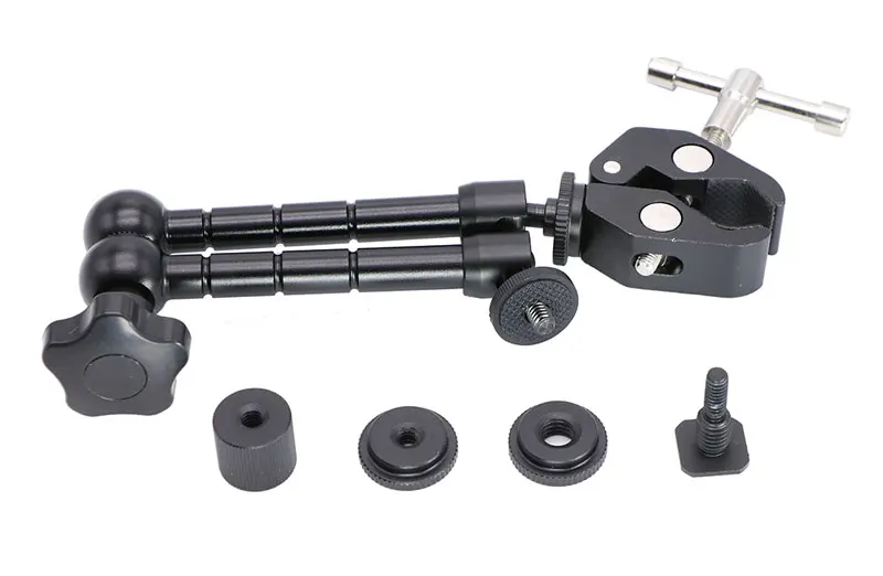 7 or 11 Inch Adjustable Friction Articulating Magic Arm + Super Clamp Crab Clip for DSLR LCD Monitor LED Light Camera Accessories (9)