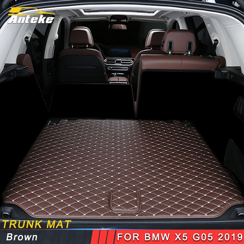 

ANTEKE For BMW X5 2019 Car Styling Trunk Mat Pad Tray Carpet Cushion Interior Accessories