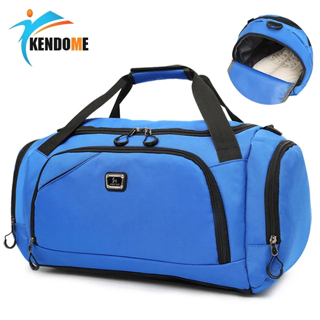 Us 11 56 40 Off Hot Men S Outdoor Waterproof Sports Gym Bag Leisure Yoga Fitness Shoulder Women Travel Handbag Training Portable Duffle In