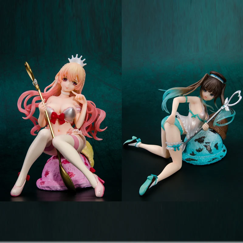 

1/8 Scale Anime Tasting girl Ichigo Miruku & Choko Minto Can Cast off Pvc & ABS action figure Sexy Girl Model Toy with box