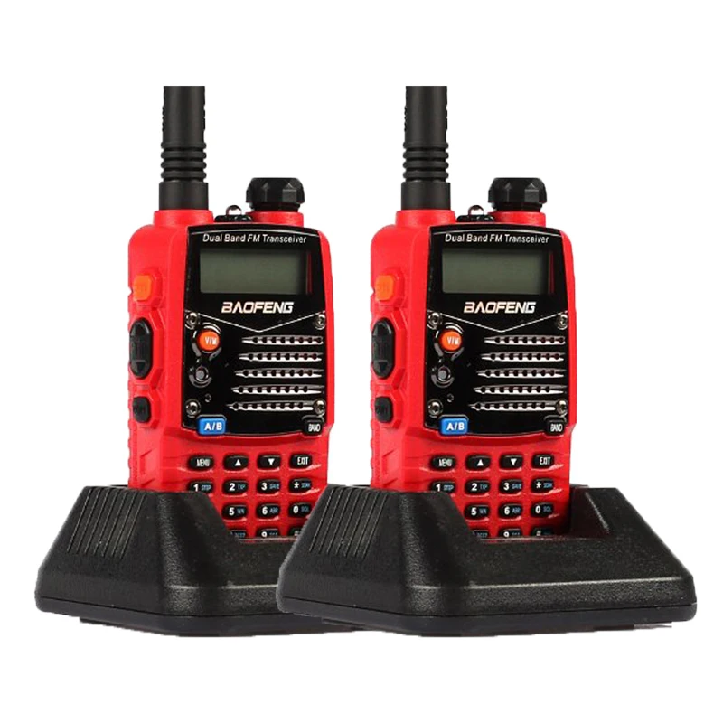 2 шт. Baofeng портативная Двухдиапазонная рация UV-5RA Ham двухсторонняя 5 цветов |